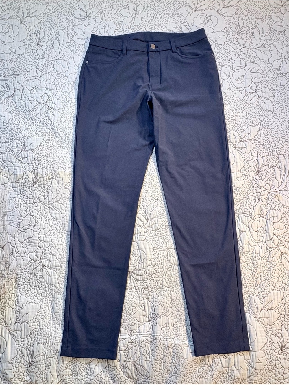 Lululemon ABC Slim Fit Pant Warpstreme True Navy Athletic Casual Mens 32x32🧡 - Picture 12 of 12